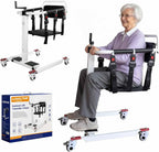 Patient Lift Transfer Chair, Transfer Chairs for Seniors, Sit to Stand Lift Aid,Transfer Wheelchair to Car Device, Shower Lift Aids for Elderly, Lift Assit Chair for Elderly and Disabled
