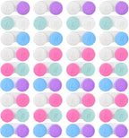 KISEER 36 Pack Colorful Cute Contact Lens Case Bulk Box Holder Container Soak Storage Kit (6 Color)