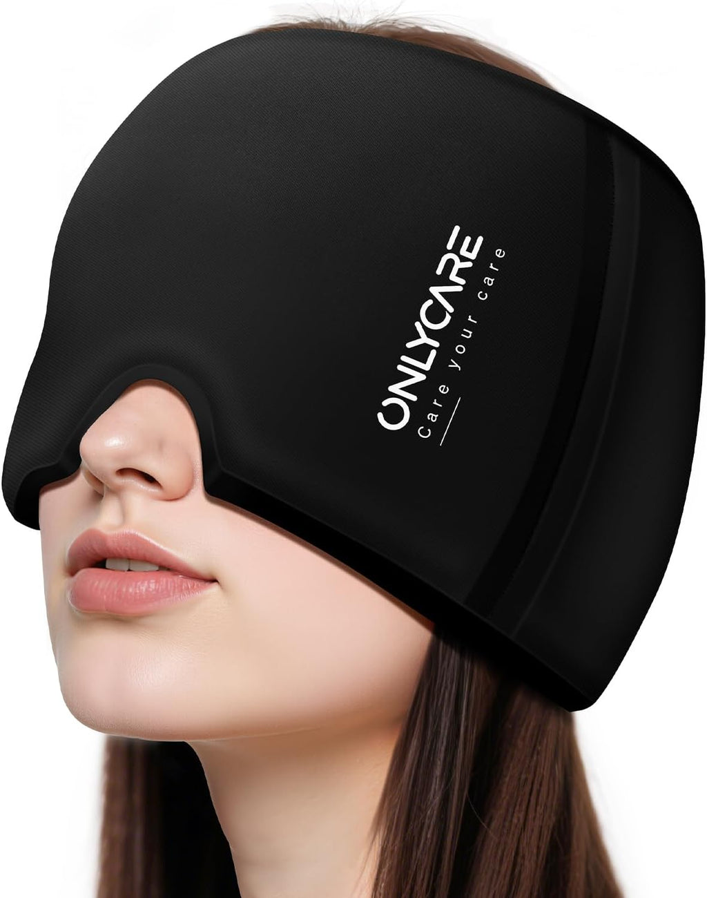 ONLYCARE Migraine Relief Cap, Upgraded Odorless Migraine LCE Head Wrap, Headache Relief Hat for Migraine