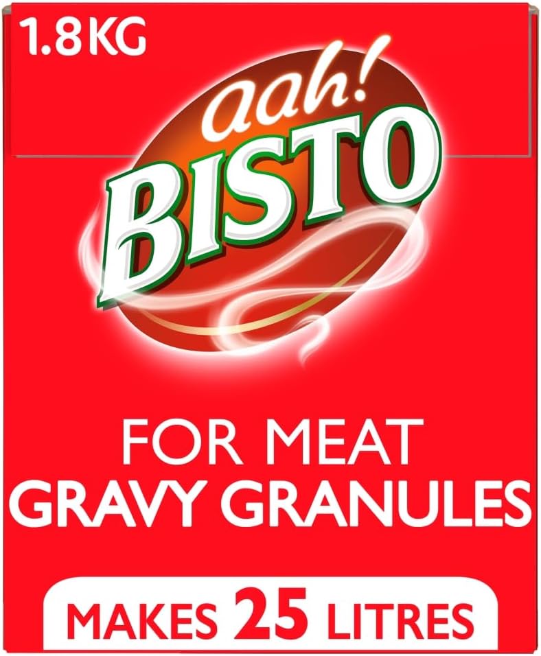 Bisto Flavoursome & Delicious for Meat Gravy Granules for Hearty Family Mealtimes, 1.9 kg Tub (Pack of 1)