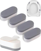 Toilet Seat Bumpers for Use With Bidet, Suitable for Bidet Kits, Toilet Seat Spacers, Stops Sliding & Wobbling, Premium Adhesive Pads - 4 Pack