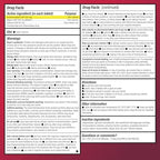 Amazon Basic Care Migraine Relief Acetaminophen, Aspirin (NSAID) and Caffeine Tablets, Pain Reliever/Pain Reliever Aid, 200 Count