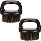 2-Pack Beard Brush for Men - Men's Beard Brush (Essential Tool For Professional Barbering & Grooming Services), Brush Neck Face Duster Brush for Hairdressing Salon Household