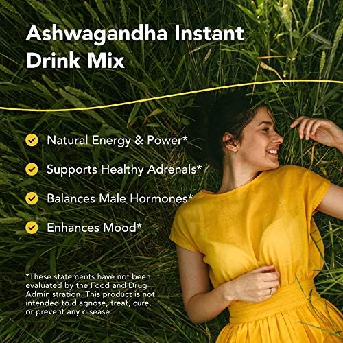 NORTH AMERICAN HERB & SPICE AshwaMilk - 3.5 oz. - Ashwagandha Root Extract, Yacon Powder - Supports Energy, Stamina, Healthy Adrenal & Thyroid Function - Non-GMO - 36 Servings