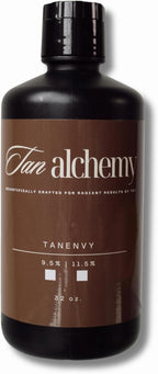 Tan Alchemy, Tan Envy European Blend 9.5% Med DHA Sunless Airbrush Spray Tanning Solution 32oz