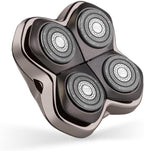 Skull Shaver Baron PRO 4 Head Replacement Blade - Shaver Blade for Wet & Dry Shaving - Rotary Heads Design - Japanese Stainless Steel - Compatible with Pitbull, Palm & Butterfly Kiss Shavers