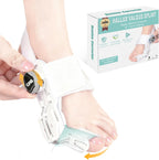 GAB Upgraded Bunion Corrector for Women & Men - Adjustable Bunion Splint with Knob for Big Toe Relief & Hallux Valgus Correction, Day/Night Orthopedic Toe Straightener (2, White)