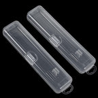 2Pcs Tongue Scraper Case, Cutlery Storage Box, Tongue Scraper Travel Box for Toothbrush Spoon Fork Holder, Camping Picnic