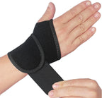 YUNYILAN Wrist Brace Wrist Wraps for Carpal Tunnel 2 Pack Wrist Brace Compression Straps Hand Support, Adjustable Wrist Support for Arthritis and Tendinitis, Joint Pain Relief (Black)