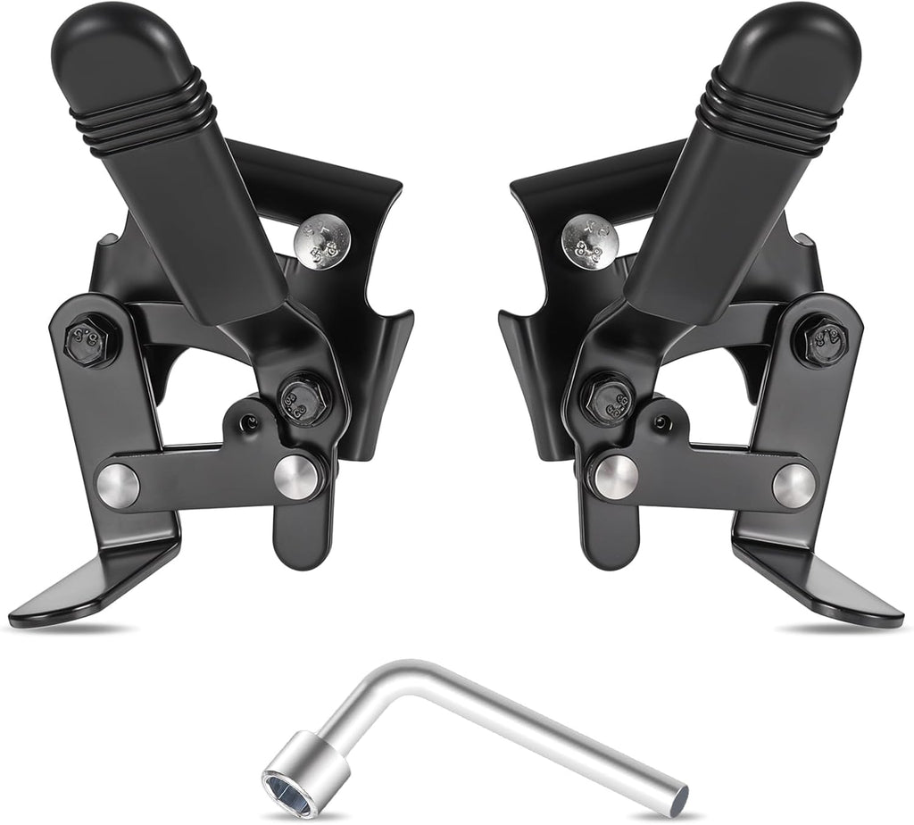 Hariendny Heavy Duty Wheelchair Brakes, Wheel Locks, Universal Brake Replacement Parts for 7/8" Tubing, Side Mount Bolt on Style (1 Pair)
