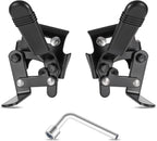 Hariendny Heavy Duty Wheelchair Brakes, Wheel Locks, Universal Brake Replacement Parts for 7/8" Tubing, Side Mount Bolt on Style (1 Pair)
