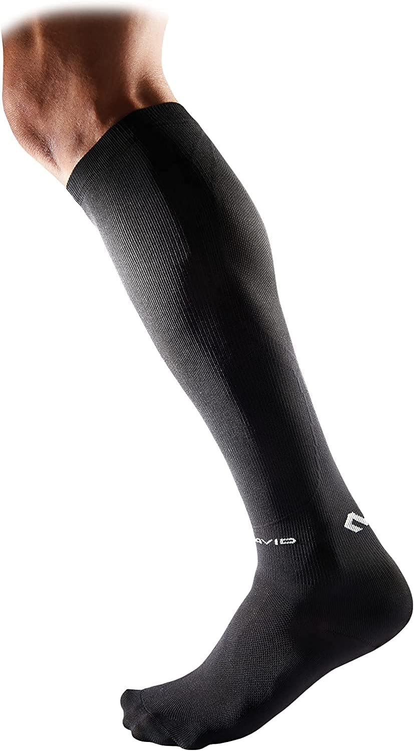 McDavid Compression Socks Calf Shin. (1 Pair) Pain Relief, Recovery, Shin Splints, Achilles Tendon Stability and Support