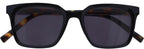OPULIZE KOI Reading Sunglasses for Women Men,Scratch Resistant Large Rectangular frame with Spring Hinges Tinted lens UV400, Black +3.5 (Pack of 1)