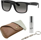Ray-Ban RB4165 JUSTIN CLASSIC Square Shape Sunglasses with Official Eyewear Kit