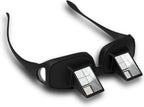 Horizontals Lazy Glasses Prism Glasses – 90° HD Vision for Bed Reading & TV Watching, Lightweight Horizontal Spectacles with Ergonomic Design (Black Frame)