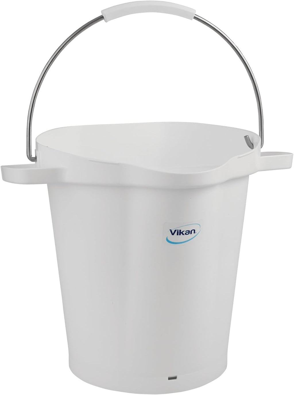Vikan 56925 Pail,5 gal.,PP/SS,White