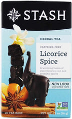 STASH TEA TEA,HERBAL,LICORICE SPICE, 20 BAG, 1.2 Oz