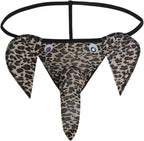 Men's Elephant Funny Thongs Low Waist G-String Underwear Male Trunk Lingerie Naughty Bottom Christmas Pants
