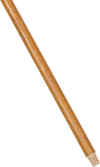 Rubbermaid Commercial Products Broom Handle with Threaded Tip, 60-Inch Lacquered Wood handle for Floor Cleaning/Sweeping in Home/Office