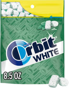 ORBIT WHITE Sweet Mint Sugar Free Soft Chew ADA Approved Chewing Gum, 120 Ct Resealable Bag