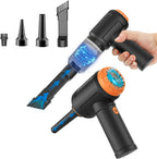Meudeen Air Duster - Computer Vacuum Cleaner - for Keyboard Cleaning- Cordless Canned Air- Powerful - Energy-Efficient(Air-01)