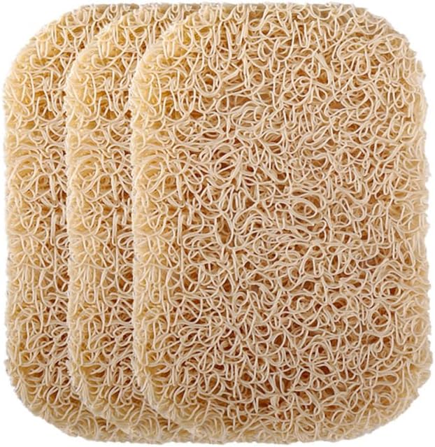 Cabilock Soap Saver Non-Slip Soap Tray with Drain 4.52 Inch PVC Dish for Bar Storage Bathroom and Kitchen Organization Accessory
