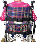 DKULMN Wheelchair Safety Belt, Adjustable Straps Safety Belt,Strap for Seniors Patients Anti-Slip Safety Belt,Anti-Slip and Breathable Harness