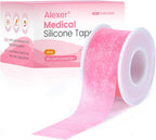 Silicone Medical Tape -1 in × 5 yds (1 Rolls) Waterproof Tape for Sensitive Skin Wound Care, Latex-Free, Painless Removal, Reusable for Gauze Pads and First Aid