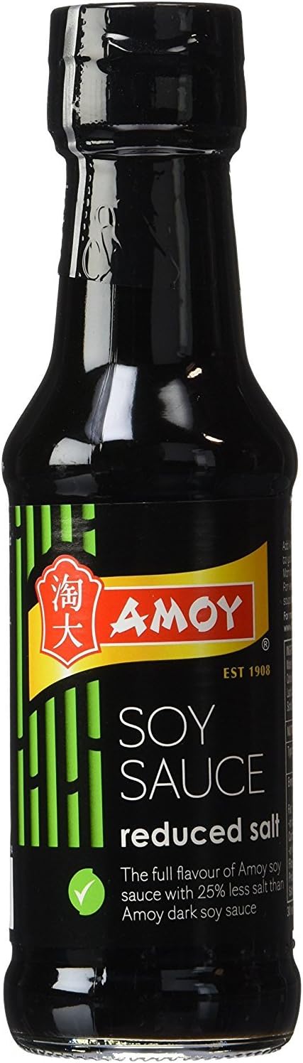 Amoy Reduced Salt Soy Sauce 150 ml (Pack of 6)