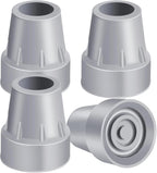 ZIYIZE Crutch Tips, 4-Pack 7/8 Inch Upgrade Heavy Duty Rubber Crutch Accessories Replacement Rubber Cane Tips
