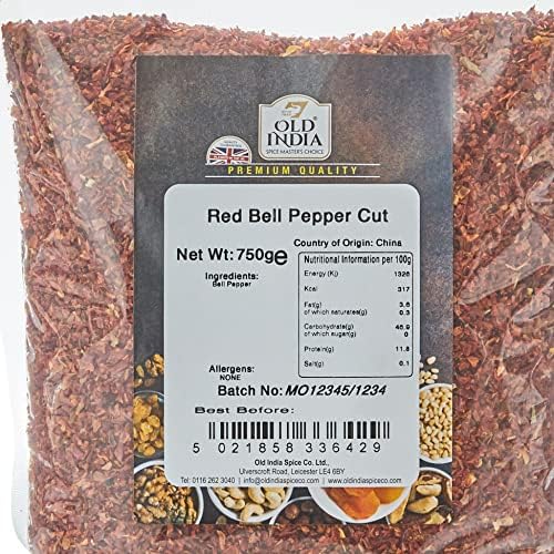 Old India Red Bell Pepper Cut 750 g