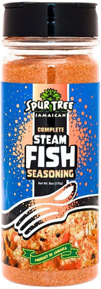 Spur Tree Steam Fish Seasoning – Dried Spices Mix to Experience Authentic Jamaican Cuisine – All-in-one Seasoning Blend (6 Oz)