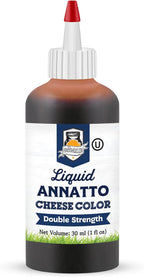 Liquid Annatto Cheese Coloring, Double Strength - 30 ml
