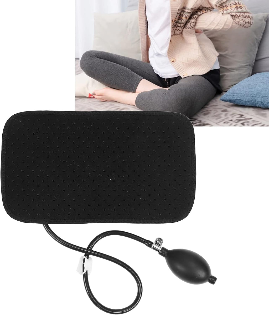 LIZEALUCKY Inflatable Lumbar Support Pillow,Adjustable Inflatable Back Pillow, Office Chair Lumbar Pillow Washable Travel Pillow Portable Lumbar Supports for Men Women