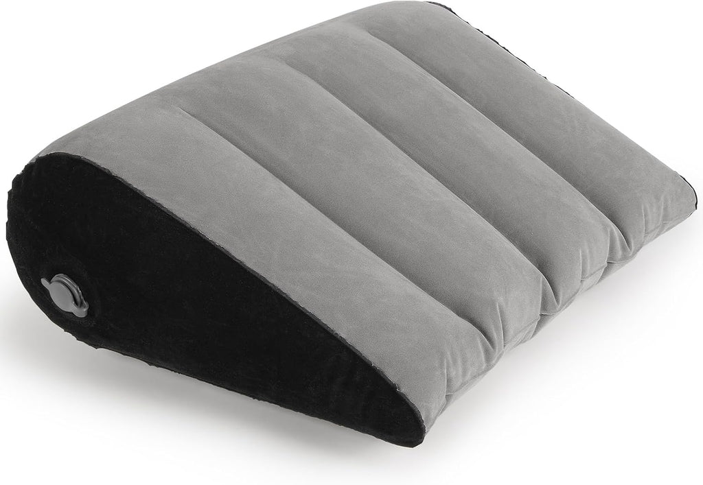 USHMA Inflatable Wedge Pillow for Traveling, Portable Blow up Travel Wedge Pillow for Sleeping in Bed, Fast Inflation & Deflation Inflatable Bed Wedge, Ideal for Home, Travel, and Outdoor