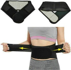 Lumbar Brace Adjustable Waist Tourmaline Self Heating Magnetic Therapy Back Waist Support Belt Lumbar Brace Massage Band Health Care Men Women (Color : Black, Tamaño : L)