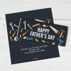 50 Pack Personalized Father™s Day Chocolate Candy Bar Wrappers For Dads Day Gifting, Church And Office Giveaways, DIY Favors & More (Candy Not Included) - Tools