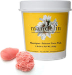 Mandelin Princess Torte Pink Marzipan Modeling Paste, 33% Almonds, 67% Sugar (Pink, 1 lb)