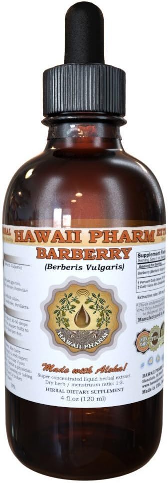 Barberry (Berberis Vulgaris) Liquid Extract Tincture 4 Oz (120ml)
