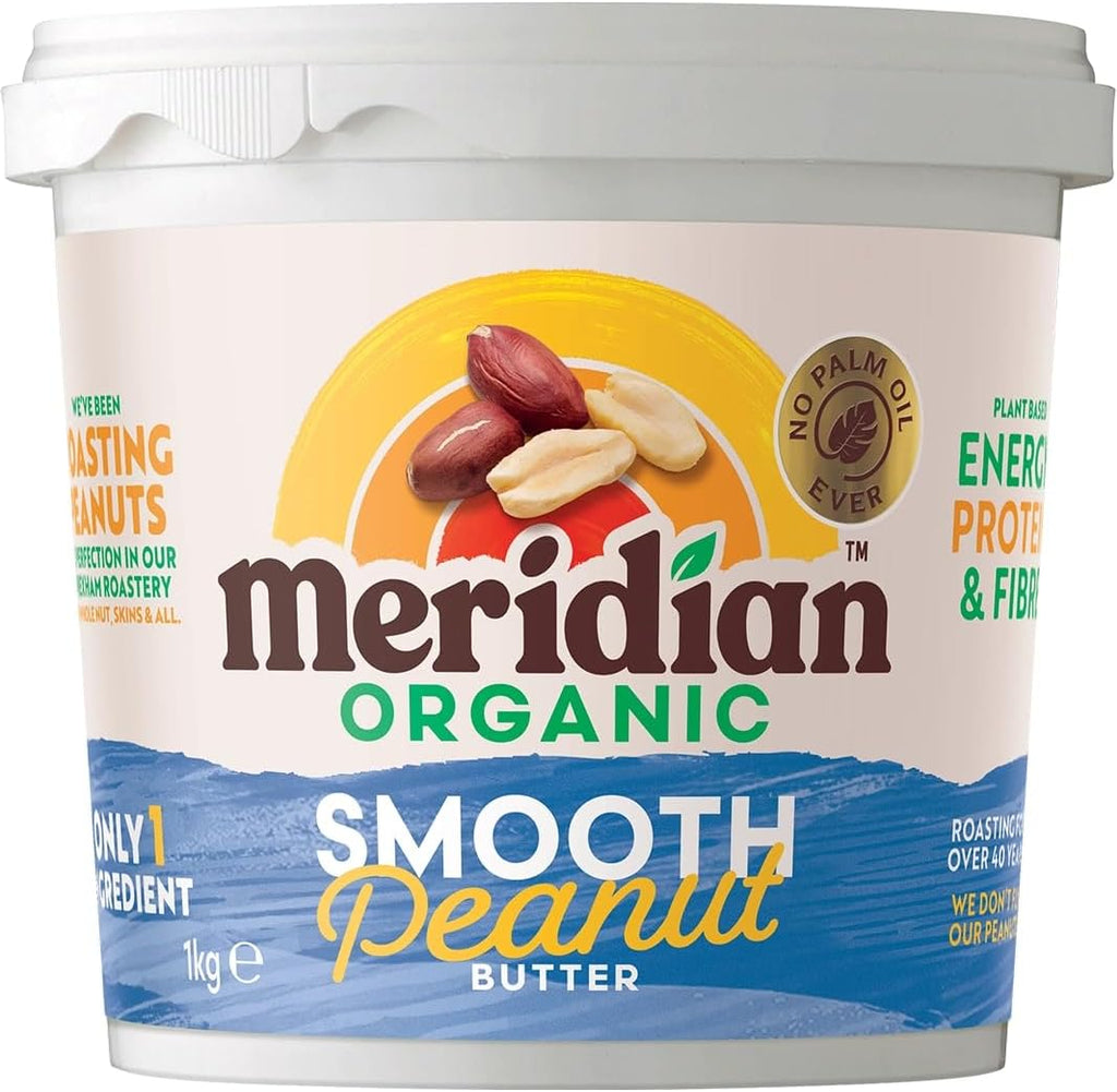 Meridian Organic Smooth Peanut Butter 1kg