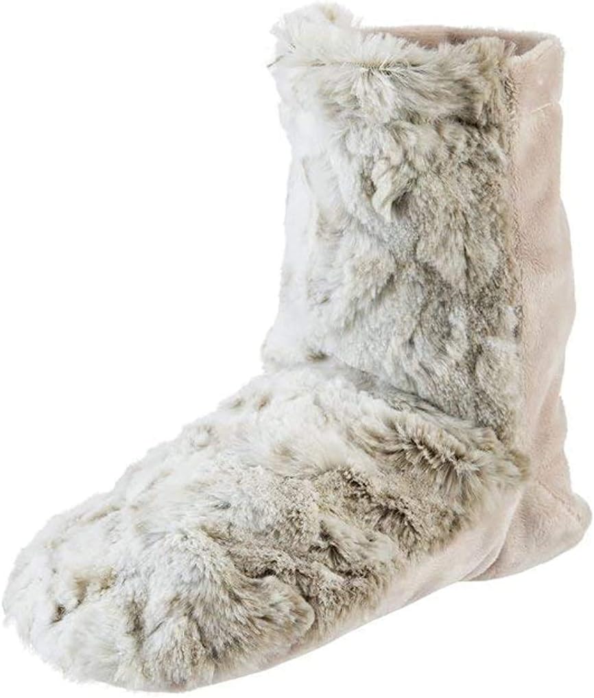 Sonoma Lavender Spa Booties, Microwavable Heated Slippers, Luxury Herbal Booties, Herbal Aromatherapy Foot Warmer