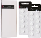 Hearing Aid Domes for Oticon Replacements, (20Pcs/2Packs）Minifit 10mm Open Vent, Aids Tips Supplies, Universal Parts Accessories for Phillips/Resound, Soft Silicone Domes for Clear Natural Sound