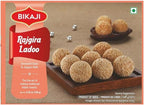 Bikaji Rajgira Ladoo 150g (5.29 oz) | Traditional Indian Sweet Mithai | Healthy Jaggery Snack Balls | Vegetarian Ready to Eat Dessert | Festive Sweets Snack Pack
