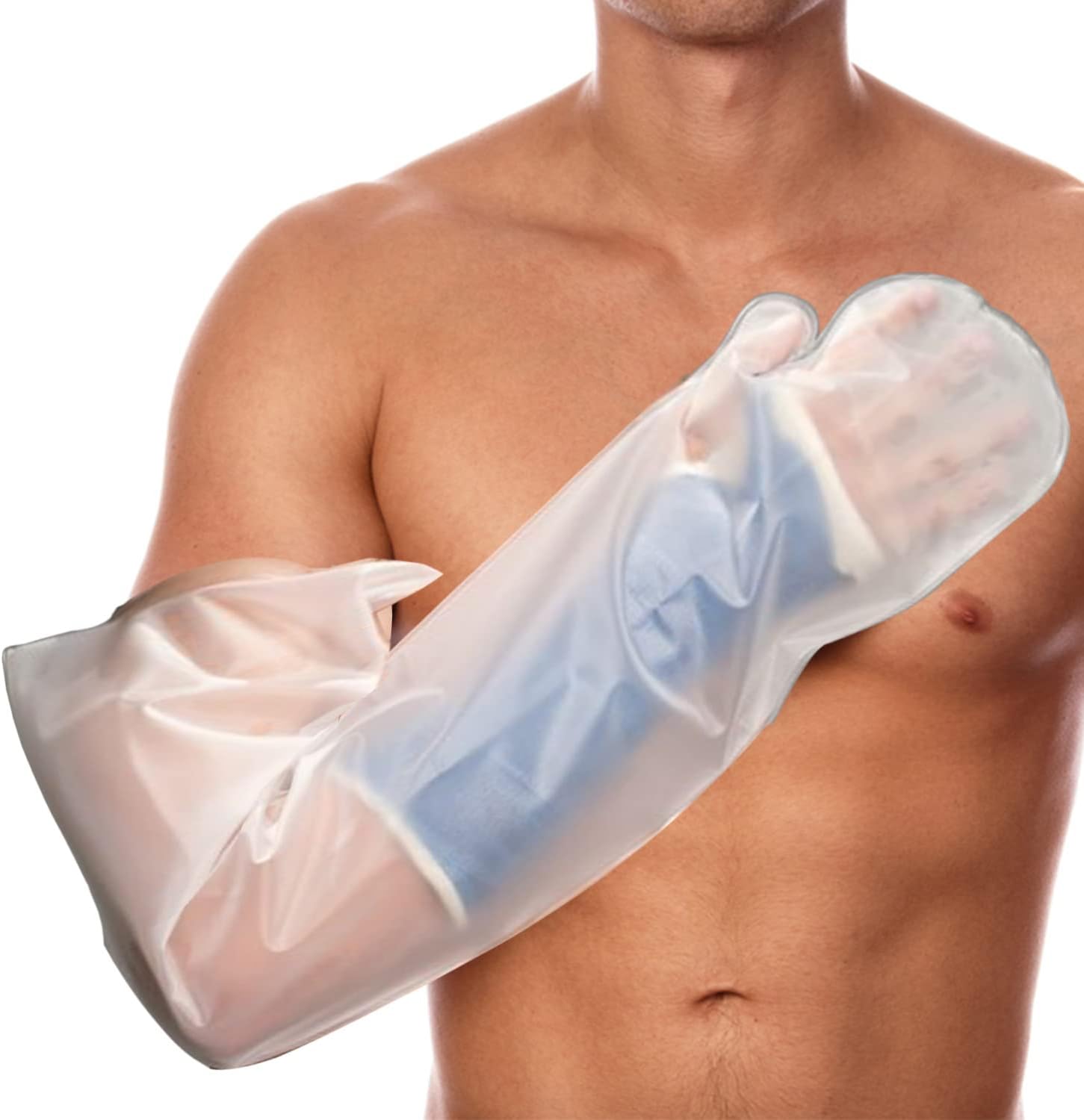 Cast Protector Adult Full Arm (A31), Waterproof & Reusable for Pool, Bath, & Shower, covers Hand, Wrist, Elbow, & Upper Arm - Made in USA