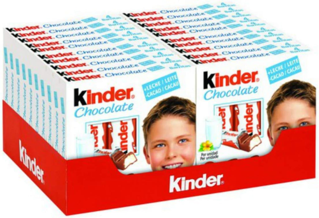 Kinder Chocolate - Milk Chocolate with Creamy Milk Filling - Case 20 x 50g