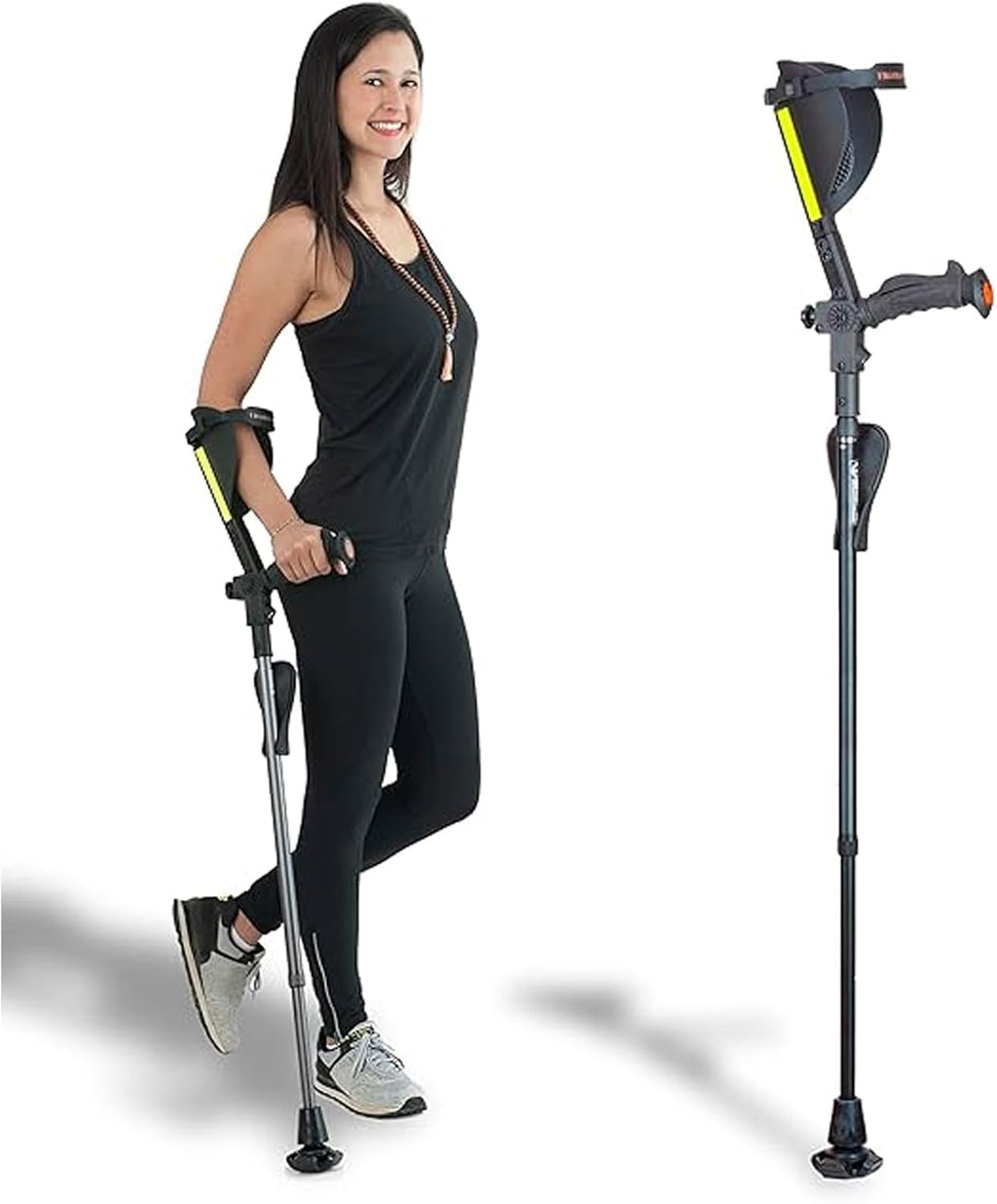 Ergobaum 7G Ergonomic Crutch/High Performance Perfect Cane- Single Unit Ergobaum that Acts As a Extra Balance Strong Performance Walking Companion