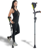Ergobaum 7G Ergonomic Crutch/High Performance Perfect Cane- Single Unit Ergobaum that Acts As a Extra Balance Strong Performance Walking Companion