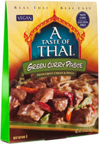 A Taste of Thai Green Curry Paste – Authentic & Natural Ready-to-Use Thai Curry Paste – Vegan, Gluten‑Free & Non‑GMO – Spicy, Fresh Flavor for Curries, Stir‑Fries, Soups & Dips - 1.75 oz (Pack of 1)