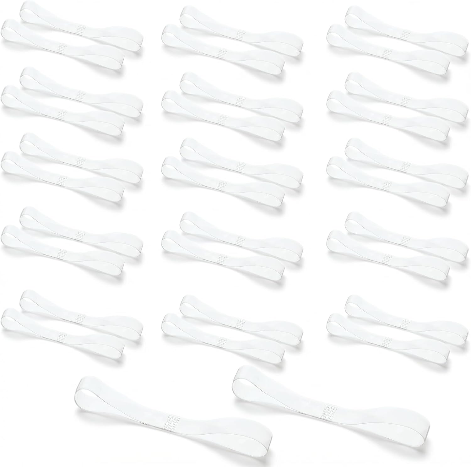 15 Pairs Transparent Invisible High Heel Shoe Straps, Clear Elastic TPU Ankle Straps, Adjustable Secure Anti-Slip Loose Shoes, Comfort Laces for Women, High Heel Support Anti-Loose