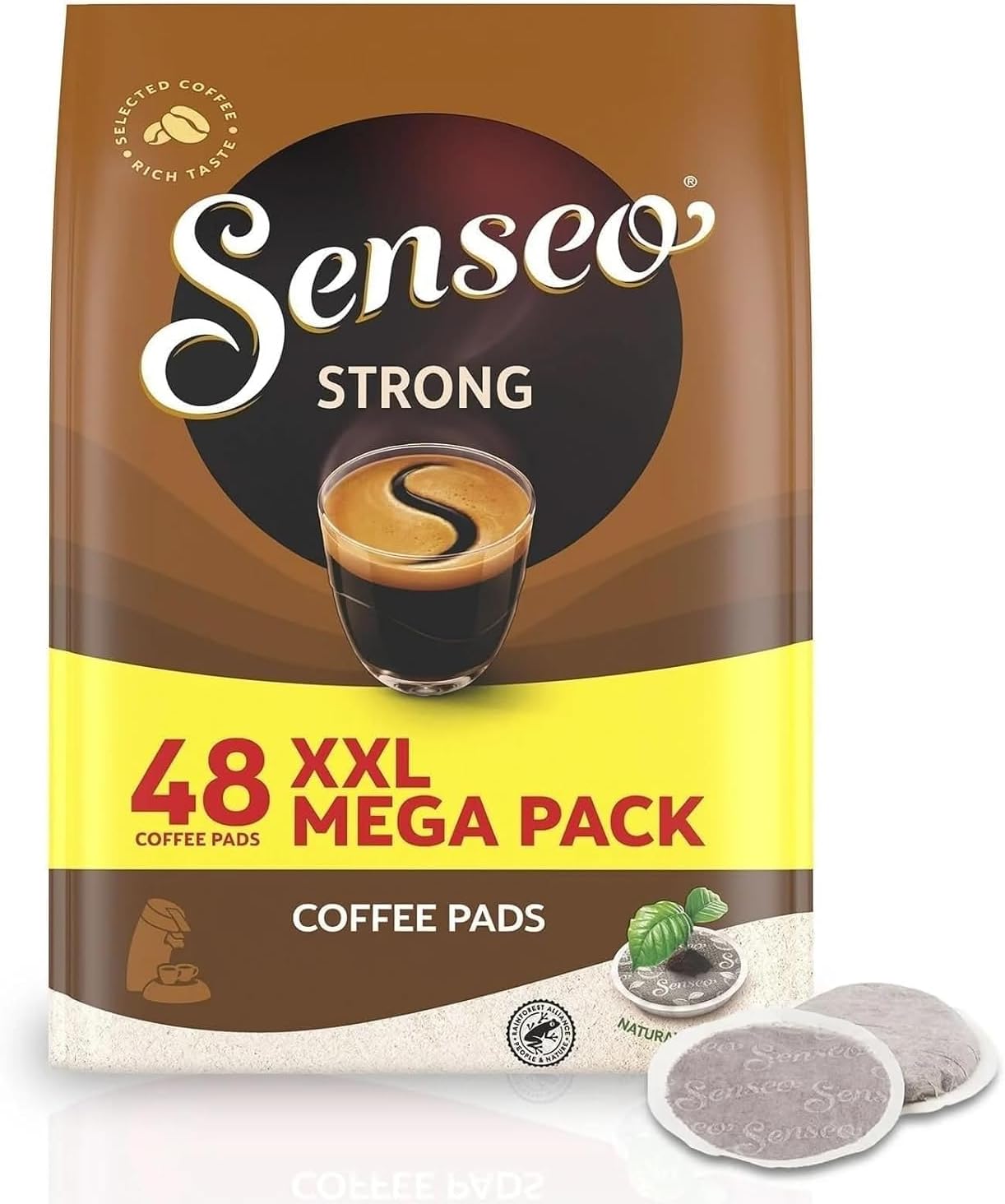 Senseo Coffee Pods - 48 Pods - Different Flavor - Imported from Netherlands (Mocca, 48)